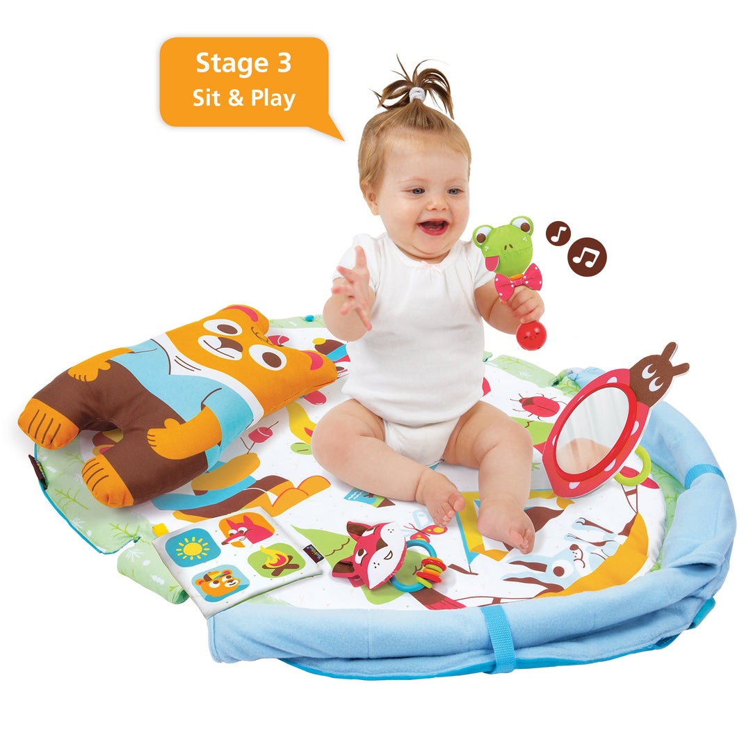 Yookidoo Washable Gymotion Multi functional Play ‘N’ Nap Baby Activity Gym Playmat
