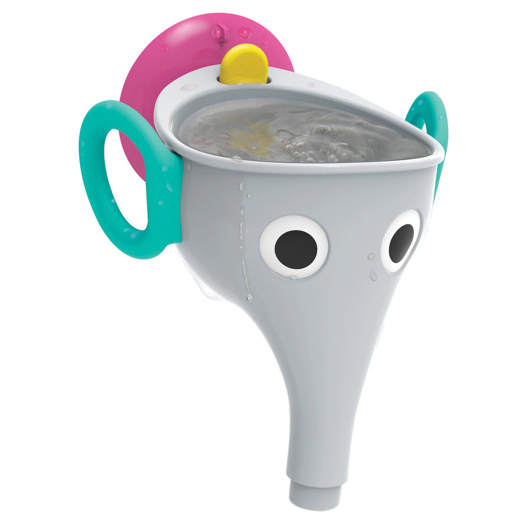 Yookidoo Elephant Trunk Funnel Fill N Sprinkle Kids Bath Toy With Suction Cup