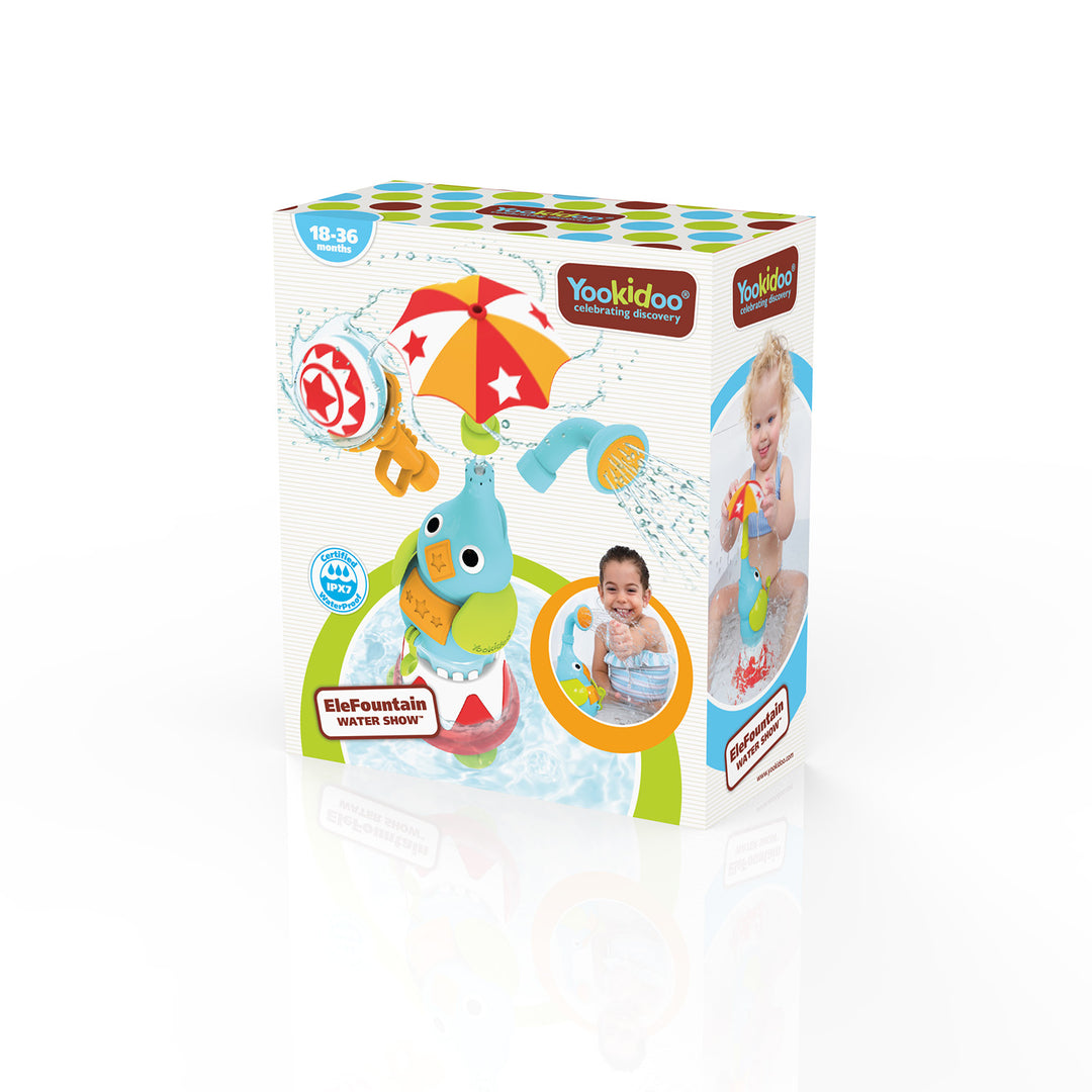 Yookidoo Eco-friendly And Handy Storage Elefountain Water Show Kids Bathing Toy