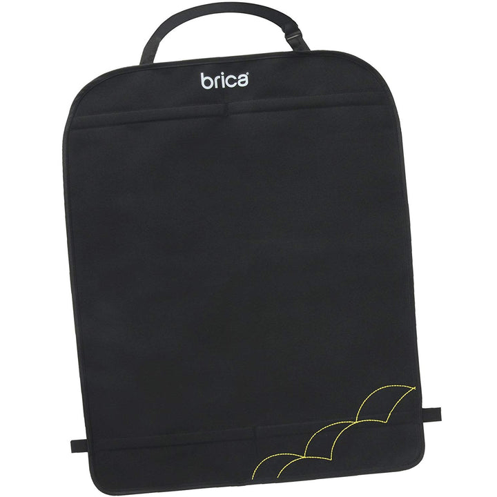 Brica Car Auto Baby Seat Back Protector Cover Children Kids Kick - Mat Black