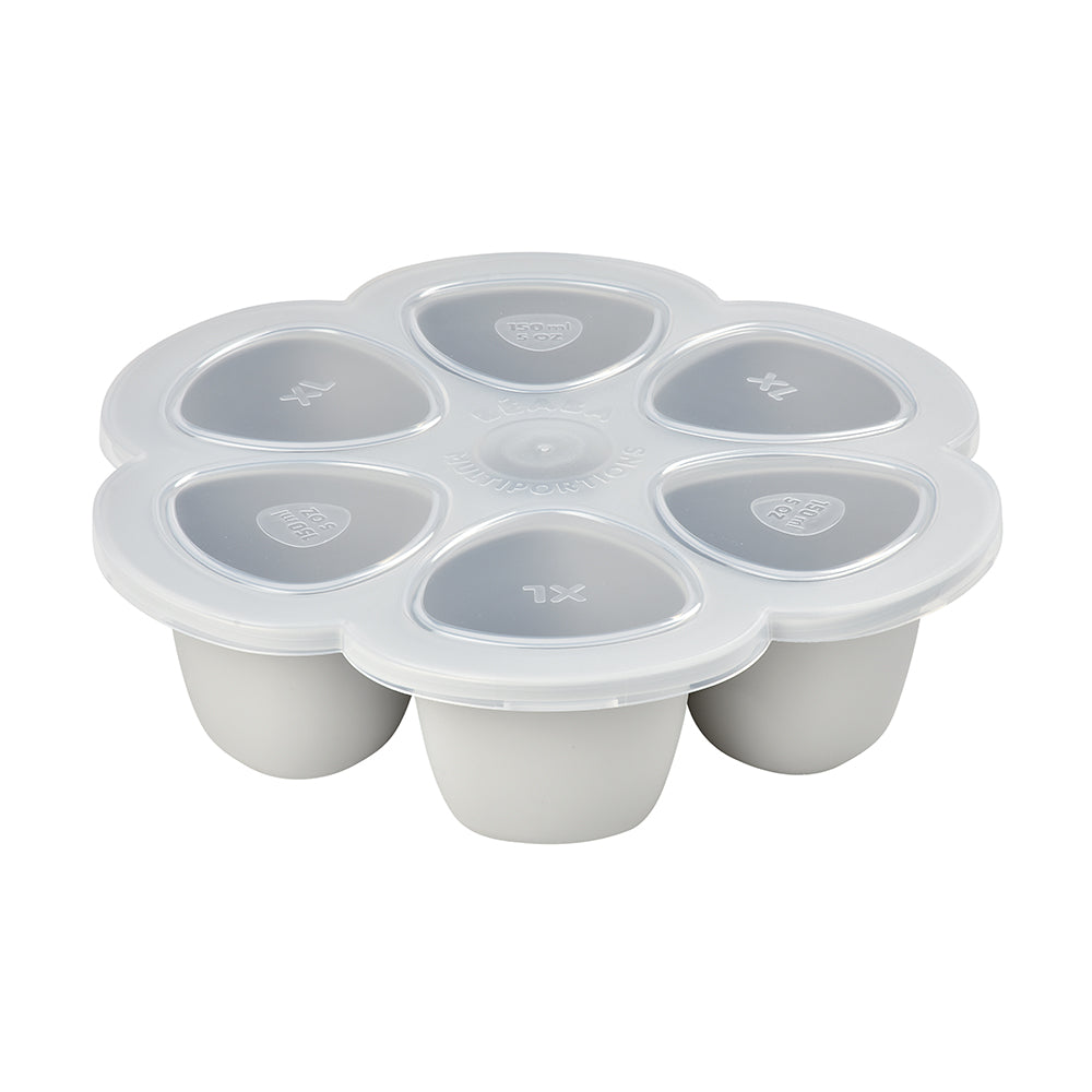 Beaba Silicone Multiportions 150ml - Grey