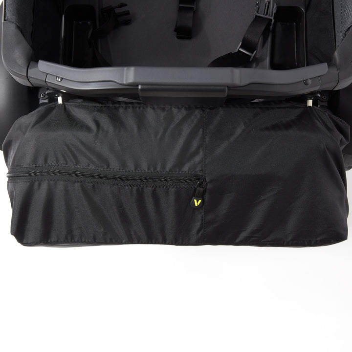 Veer Comfortable Cruiser Stroller Wagon With Veer Cruiser Bassinet Nap System Black