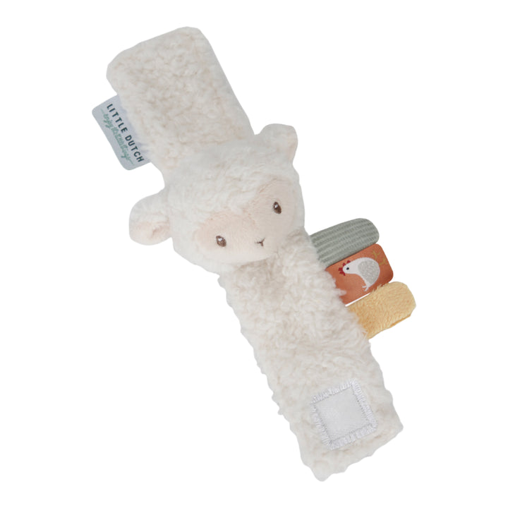 Little Dutch Little Farm Wrist Rattle Sheep Baby Soft Toy
