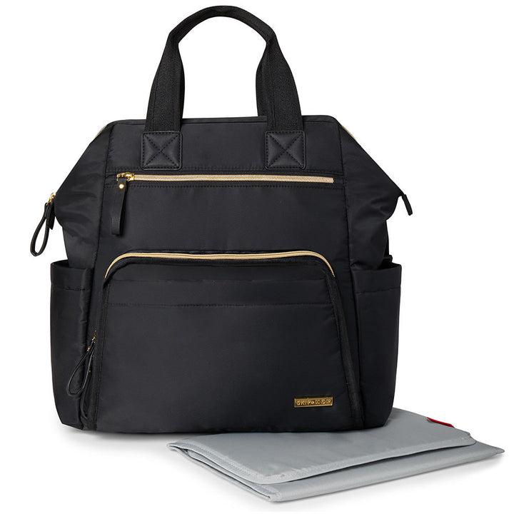 Skip Hop Main Frame Wide Open Nappy Backpack With Adjustable Backpack Straps - Black