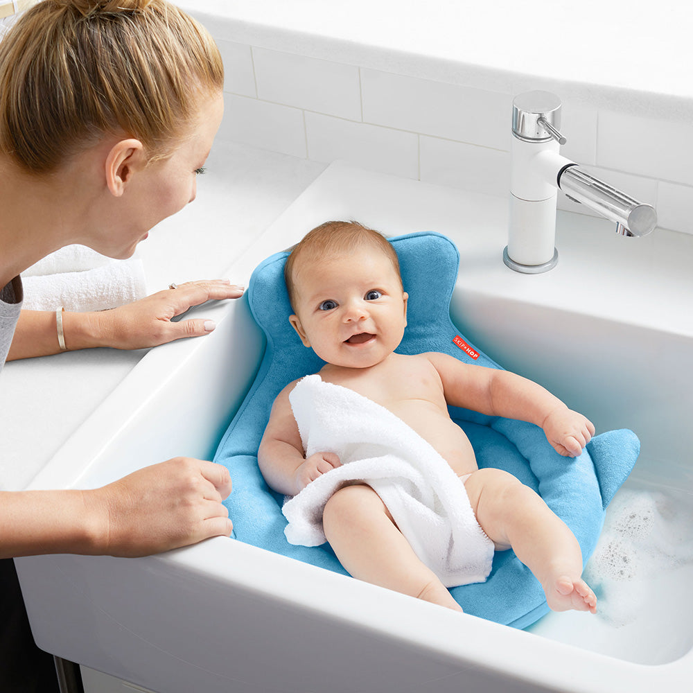 Skip Hop Moby Soft Spot Sink Baby Newborn Support With Soft Cotton Terry Surface