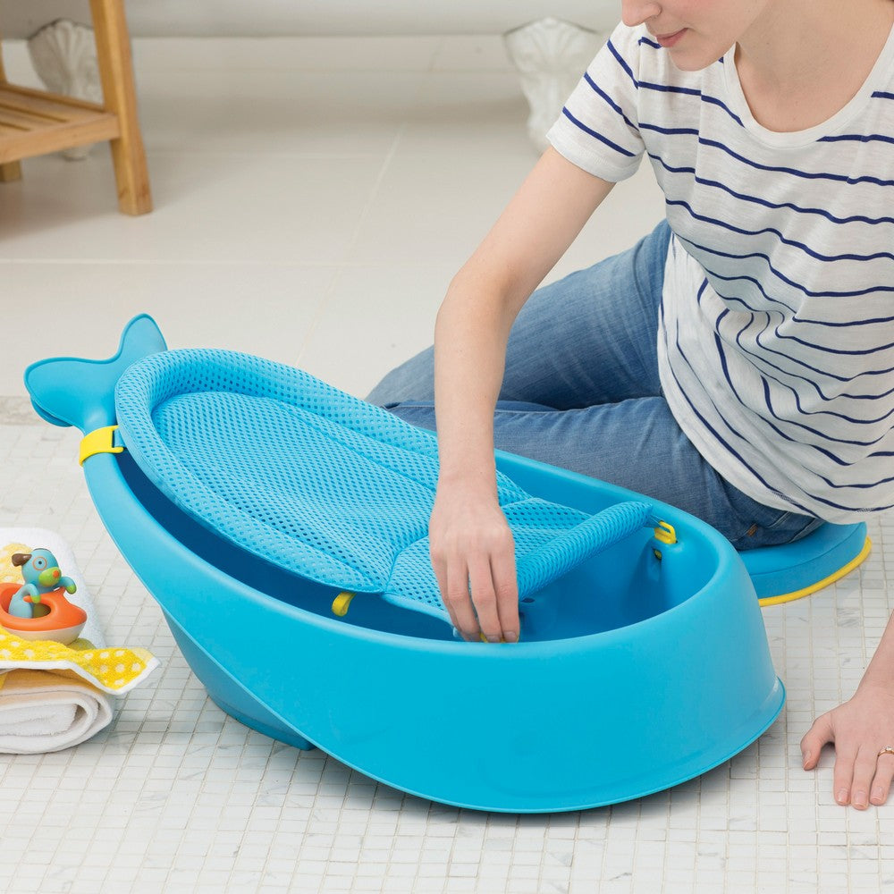 Skip Hop Moby Smart Baby Sling 3-stage Tub Blue With Non-slip Interior Texture