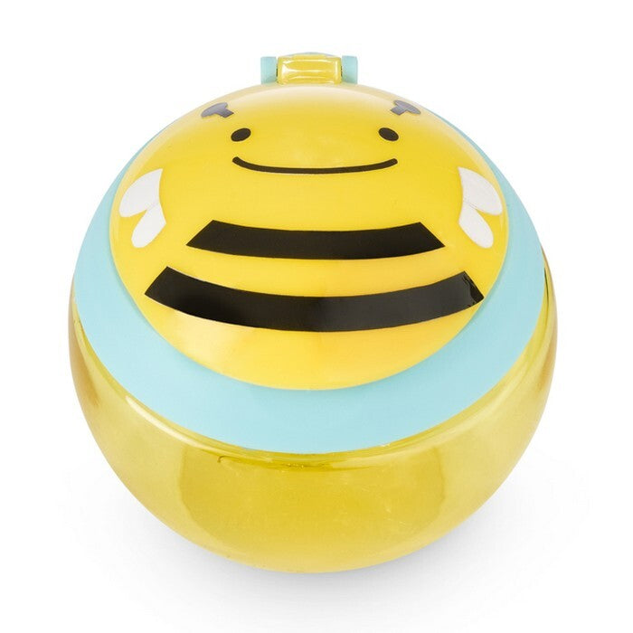 Skip Hop Zoo Kids Snack Cup Catcher Bee With Easy-grip And Snap Top Lid 200ml